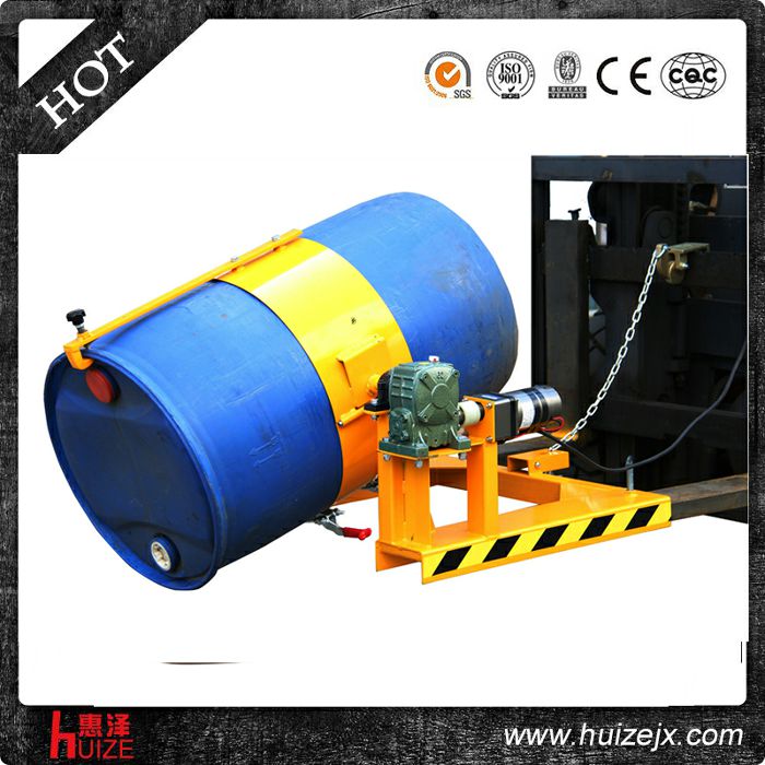 叉車專用倒桶機(jī)具（塑鐵桶，電翻轉(zhuǎn)）