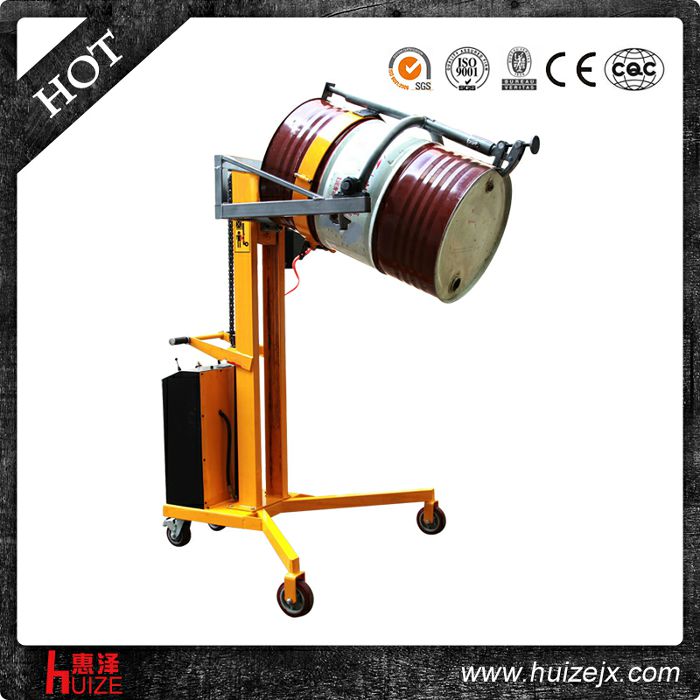 半電動(dòng)油桶車(chē)（直角腿，夾鐵桶翻轉(zhuǎn)）
