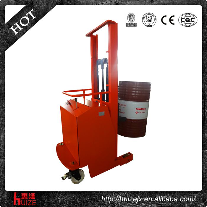 2半電動配重油桶車（無底腿，只堆垛，不翻轉）