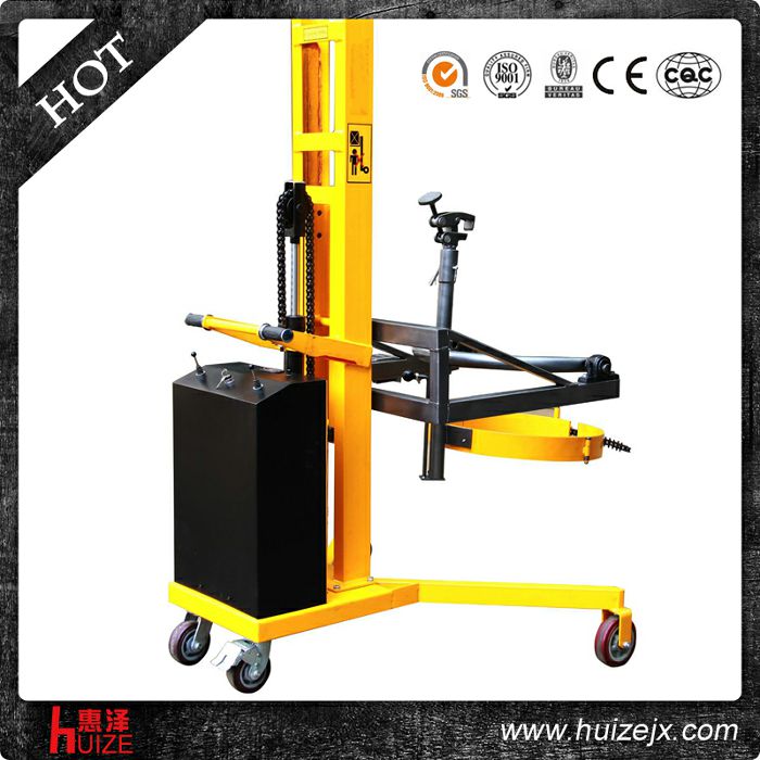 半電動油桶車（直角腿，夾鐵桶翻轉(zhuǎn)）2